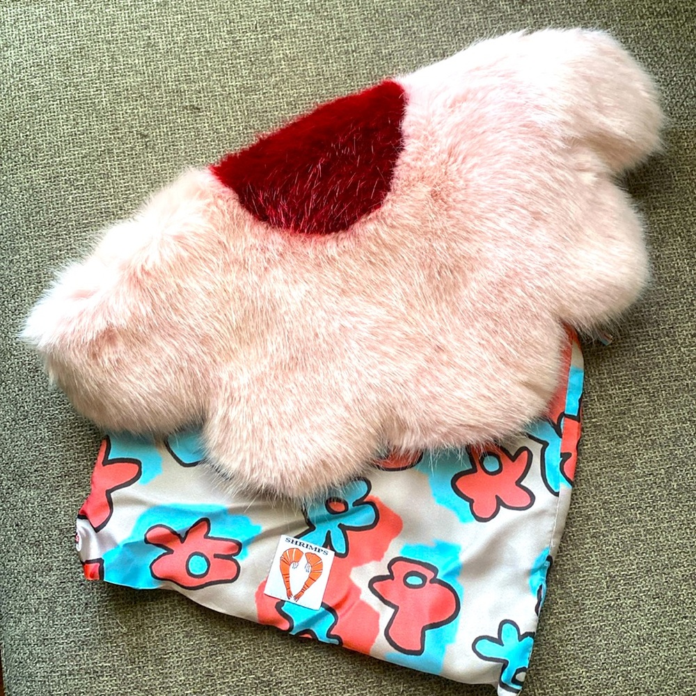 Authentic SHRIMPS fur Handbag Quiet Luxury